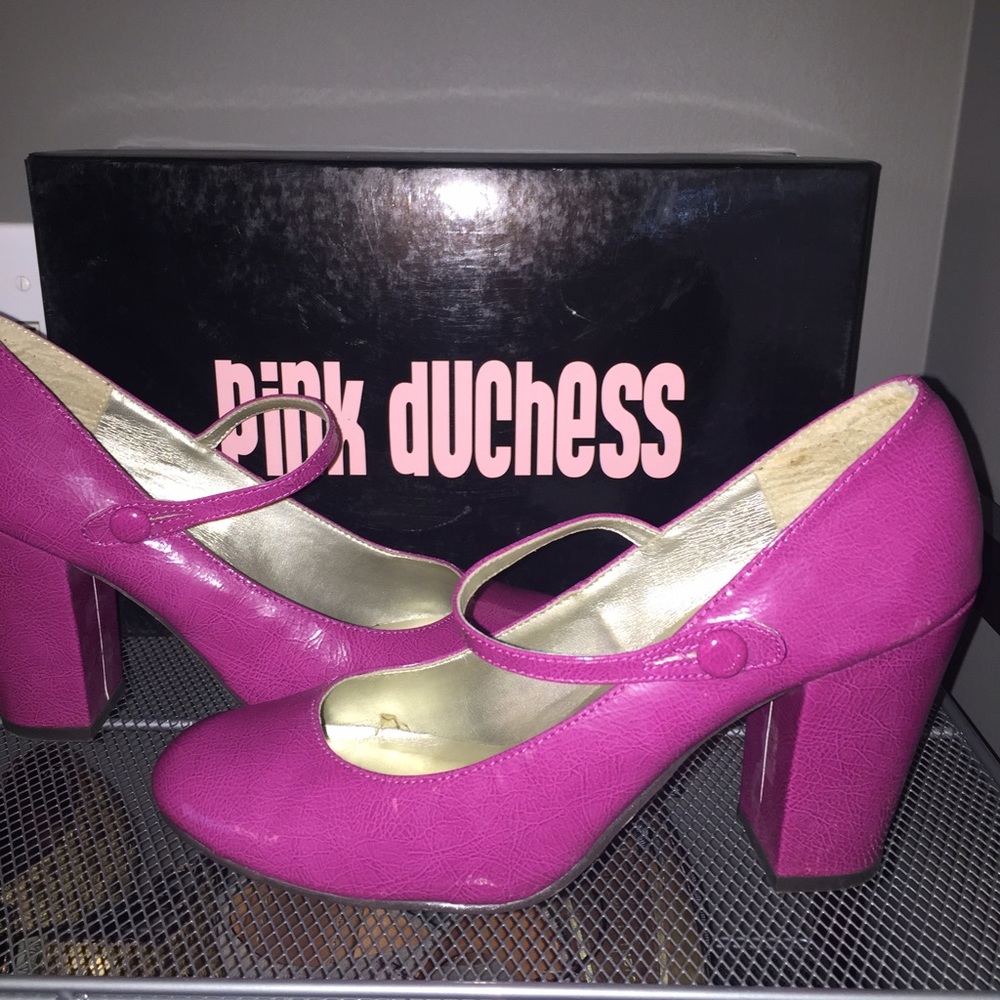 Pink Duchess Hepburn Mary Jane heel SALE
